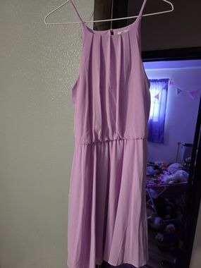 Blue Rain Lavender Midi Dress